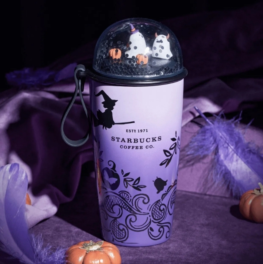 NWT Starbucks 2022 Purple SS Dome Tumbler